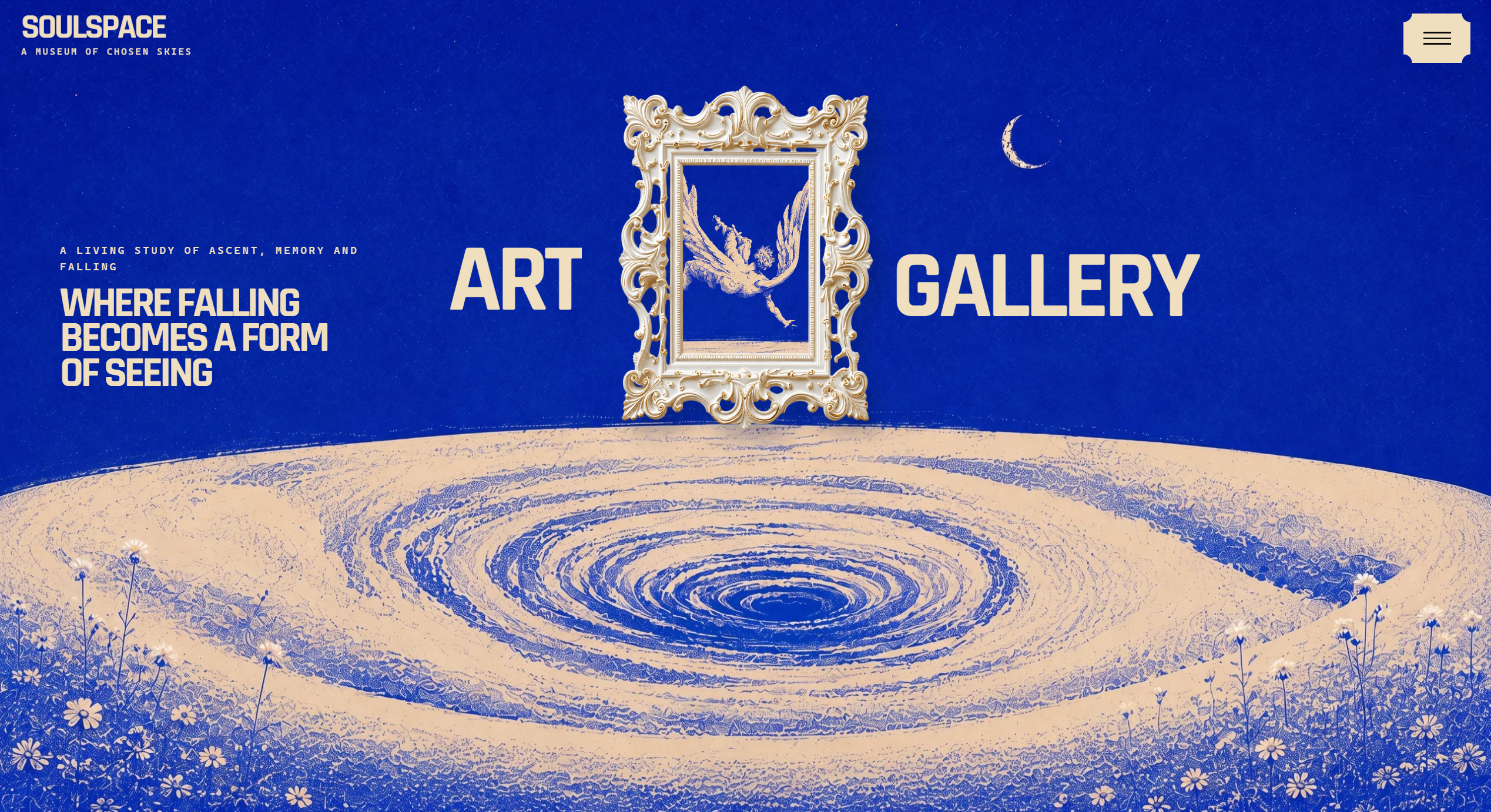 The Falling Gallery - a moment, framed