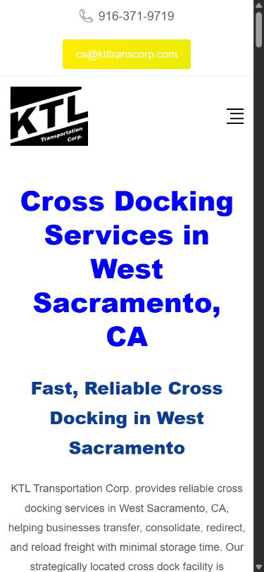 KTL service page on mobile